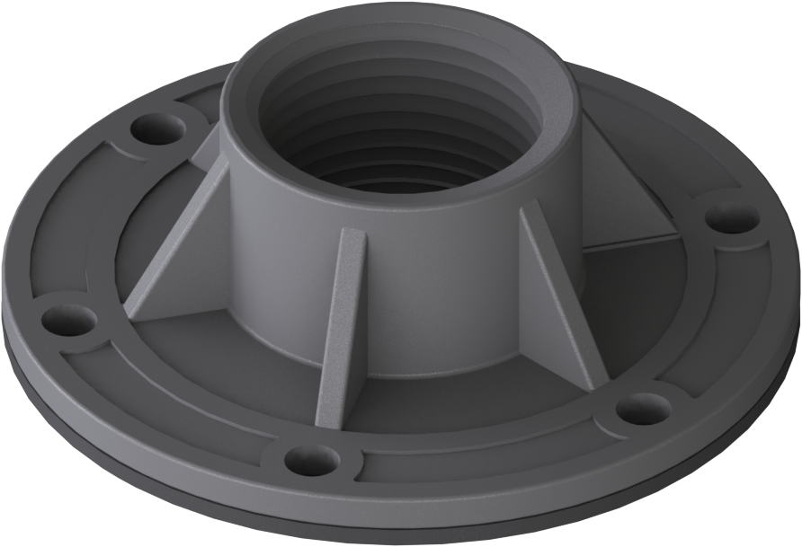 [07.2134.03] Flange Adapter BD LK73 PA 1"f